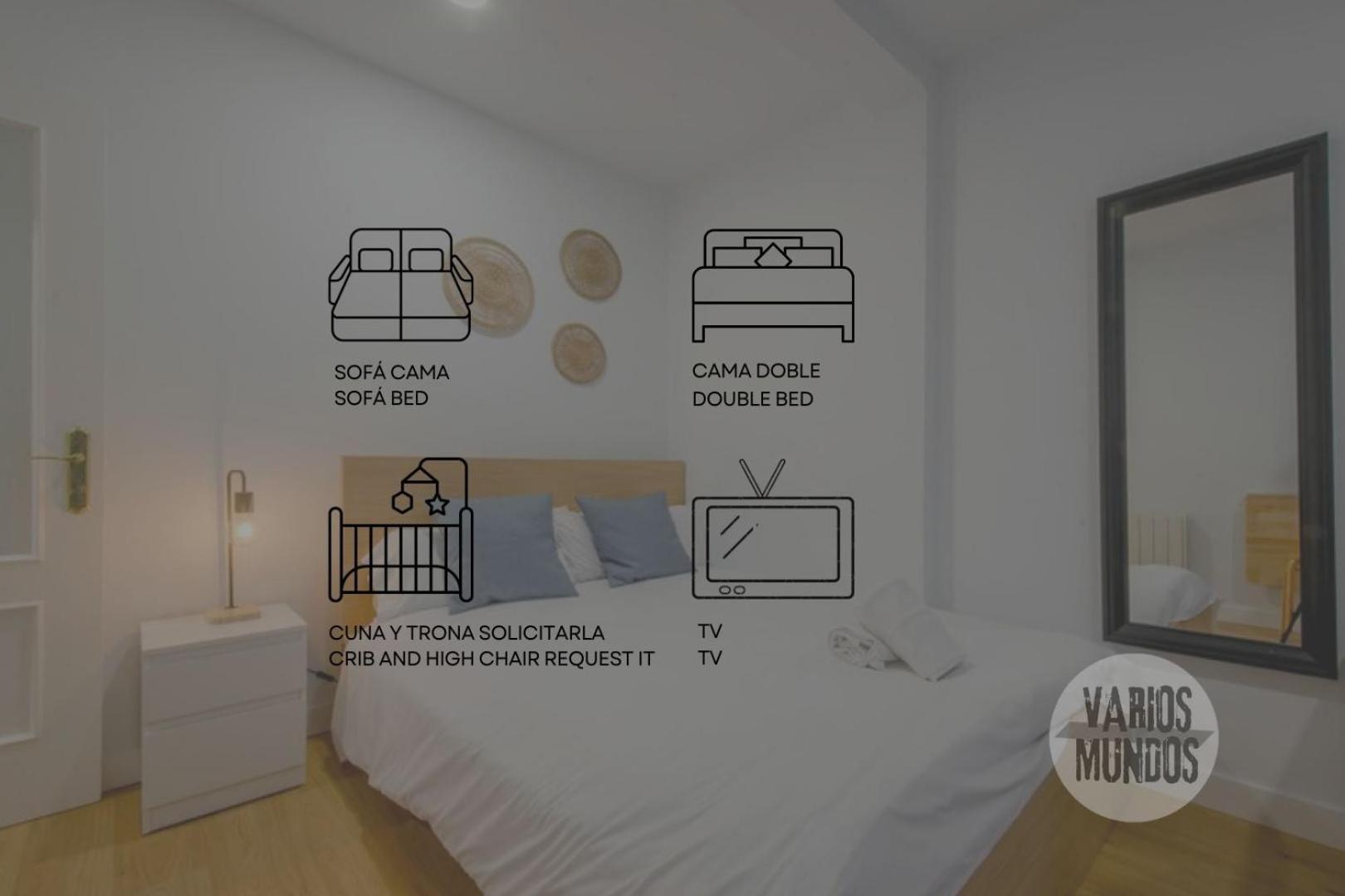 Calle Regueros Loft Para 3Pax En Pleno Chueca Madrid Eksteriør bilde